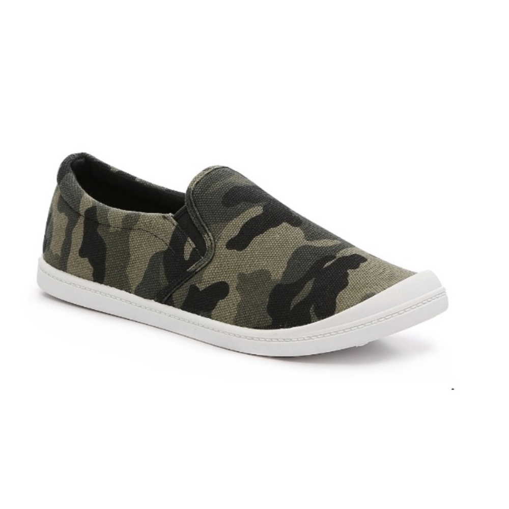 New Camo Slip-on Sneakers